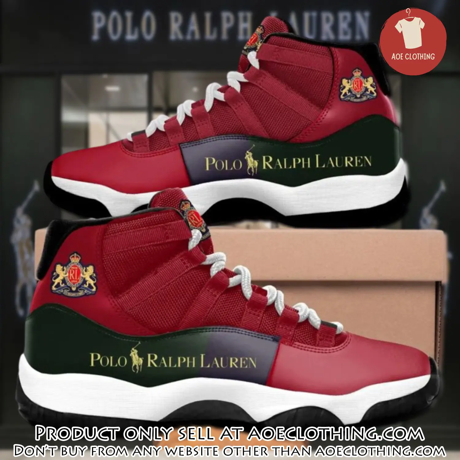Ralph lauren red black air jordan 11 sneakers sport shoes for men women aoe0447119